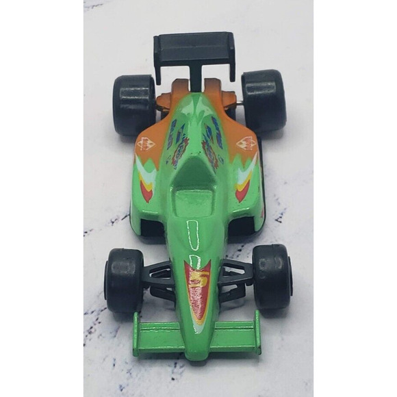 Vintage Retro Green Indy Racing Car Hot Rod Collectible Green Good - Picture 5 of 7